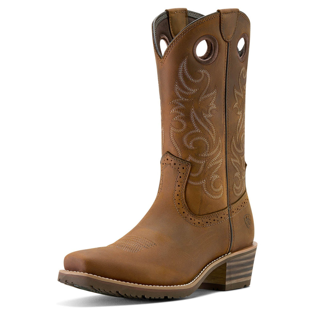 Ariat Men's Hybrid Roughstock Square Toe Cowboy Boots
