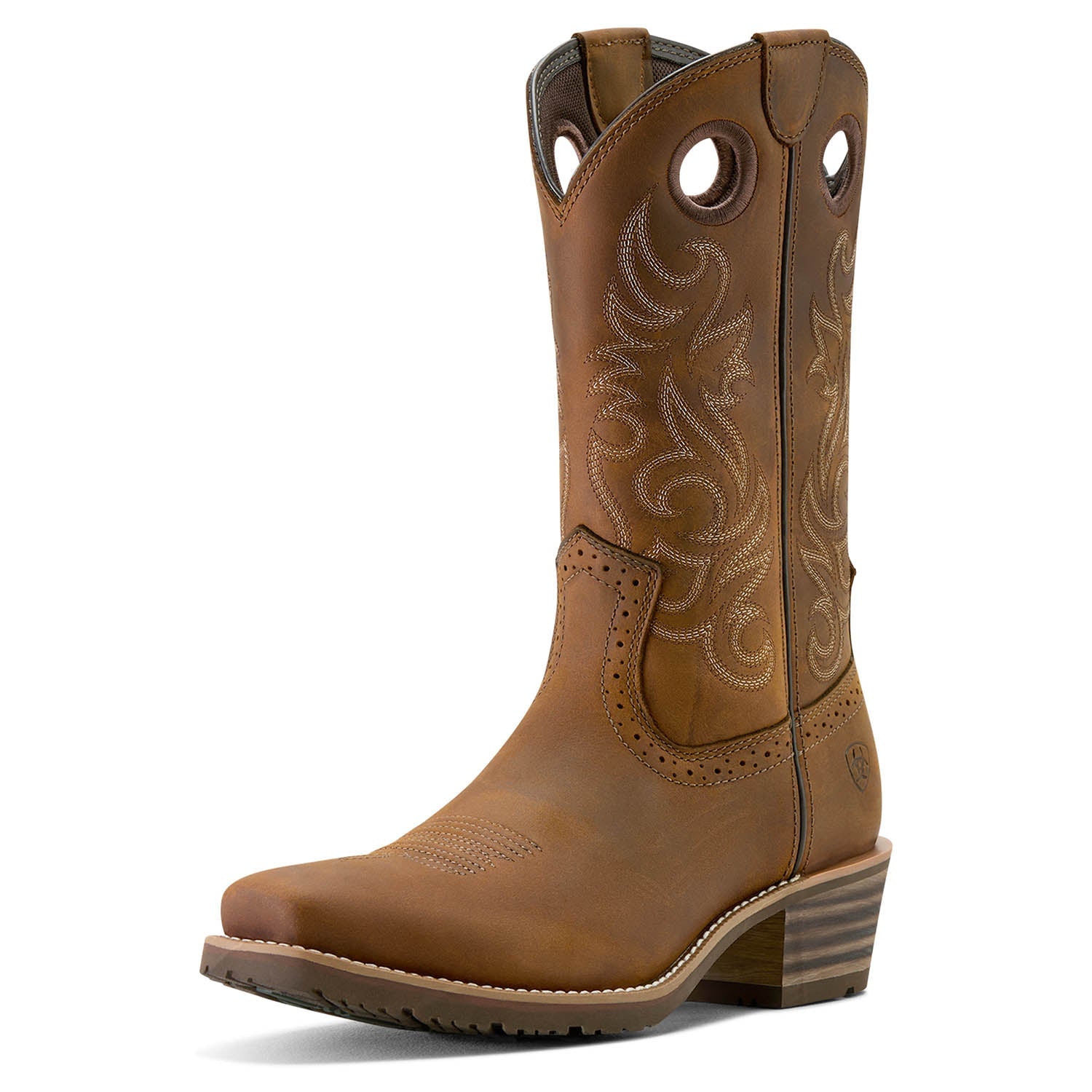 Ariat Men's Hybrid Roughstock Square Toe Cowboy Boots