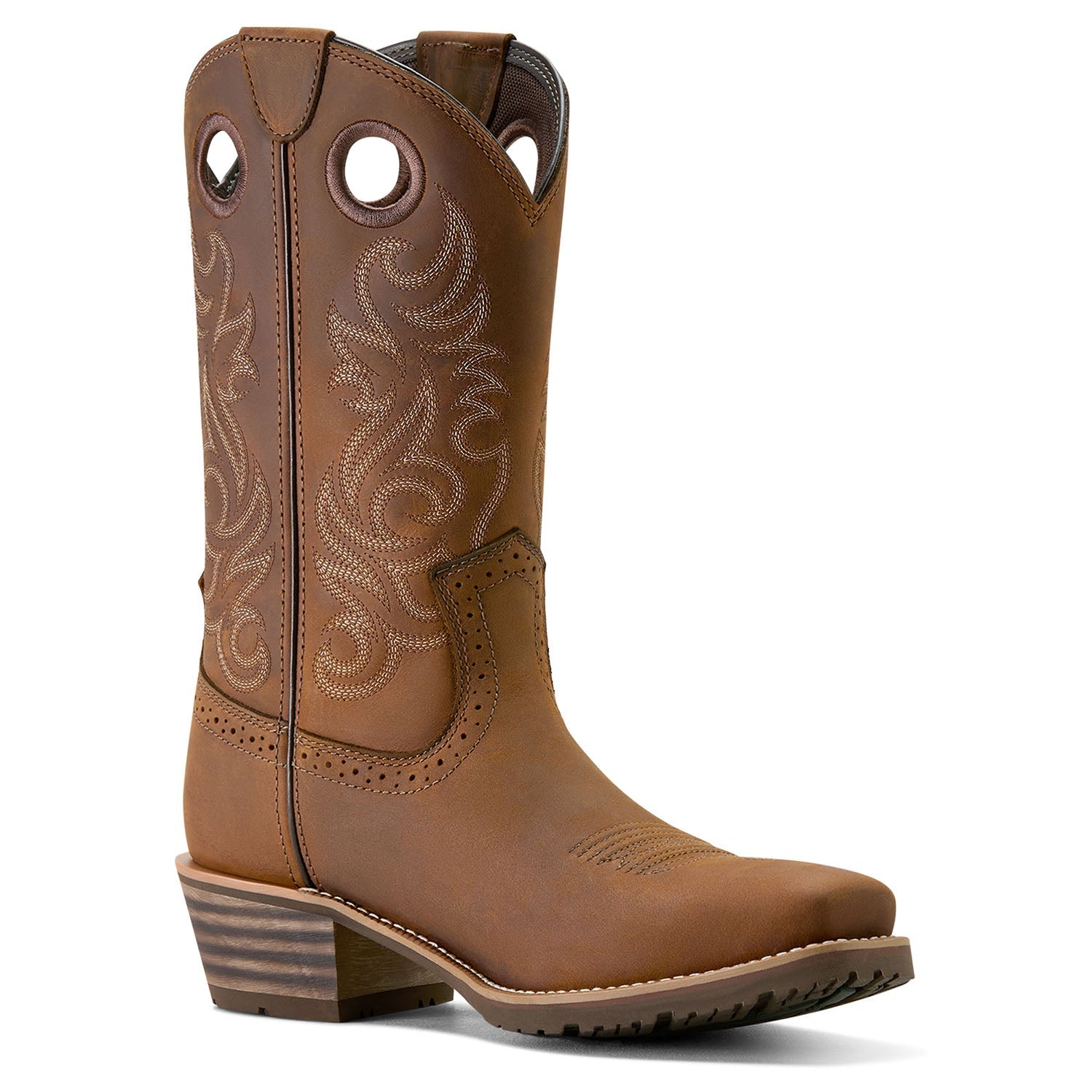 Ariat Men's Hybrid Roughstock Square Toe Cowboy Boots